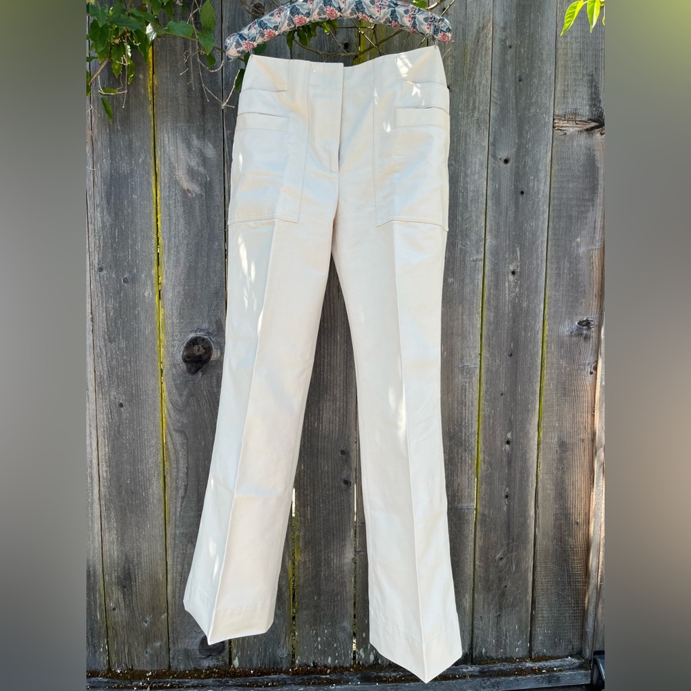 Acne Cream Wide Leg Women's Pants Size 36/US4